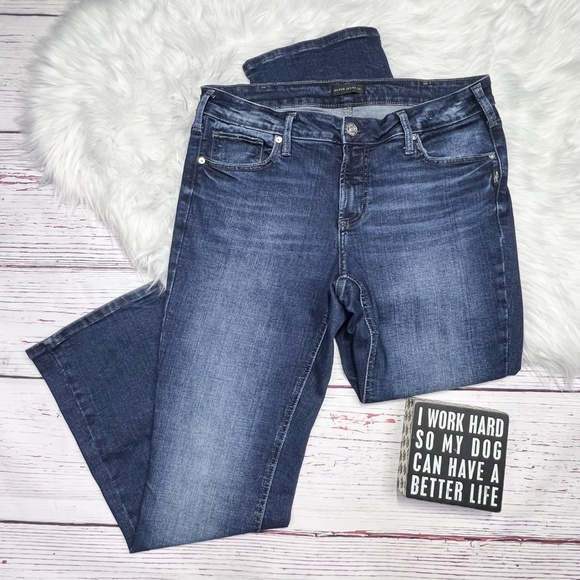 👖|•SILVER JEANS•| Elyse Slim Boot Jeans Size 33👖 - Picture 2 of 8